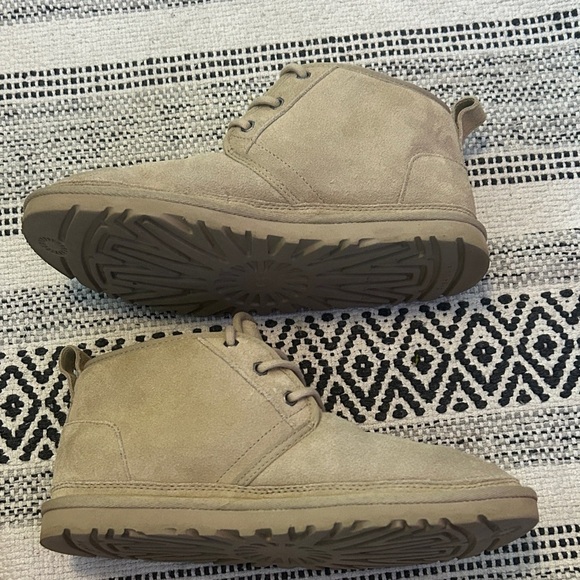 UGG Tan Ankle Boots with Warm Lining - Picture 6 of 8